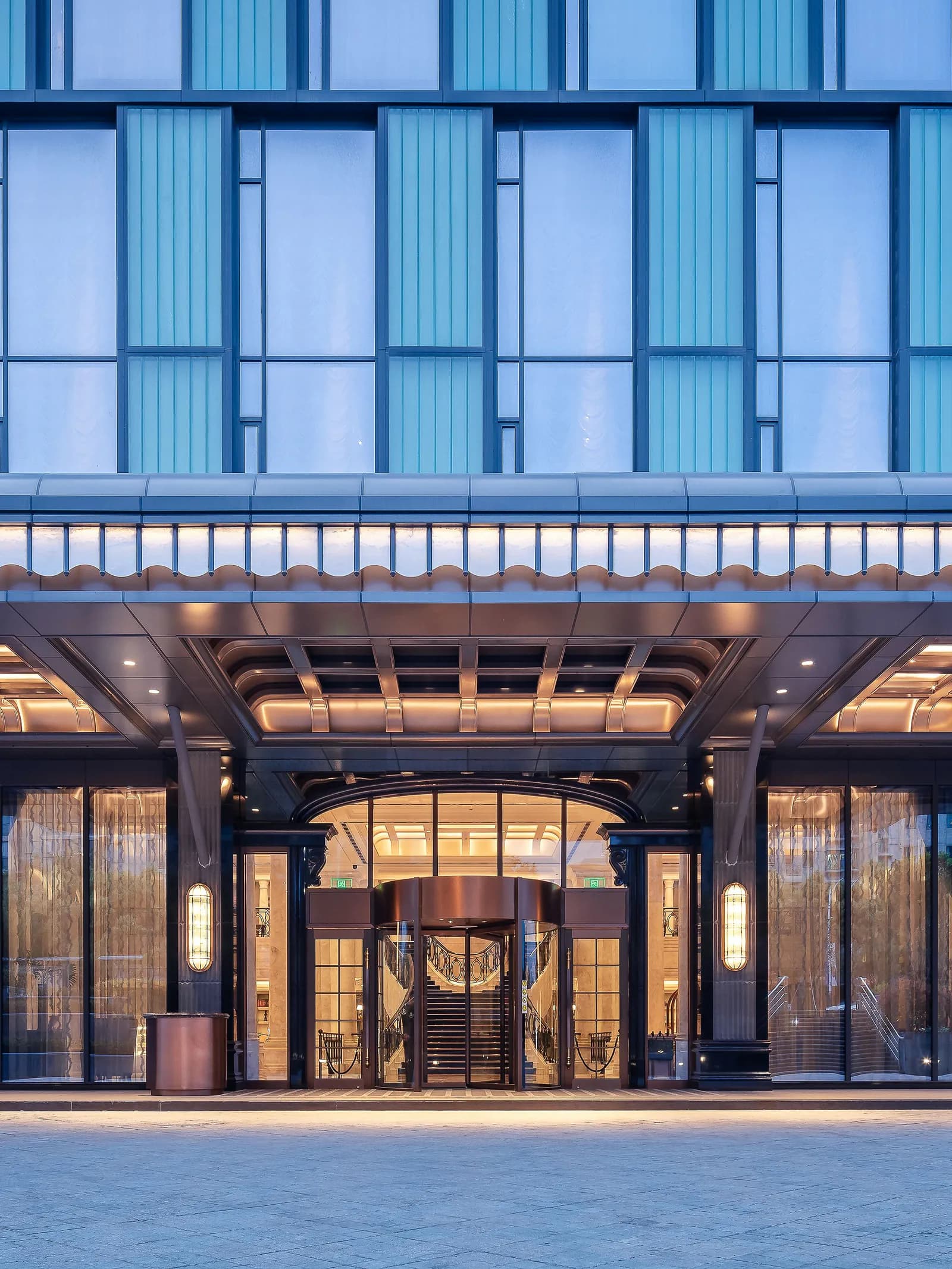 Premium hospitality property entrance